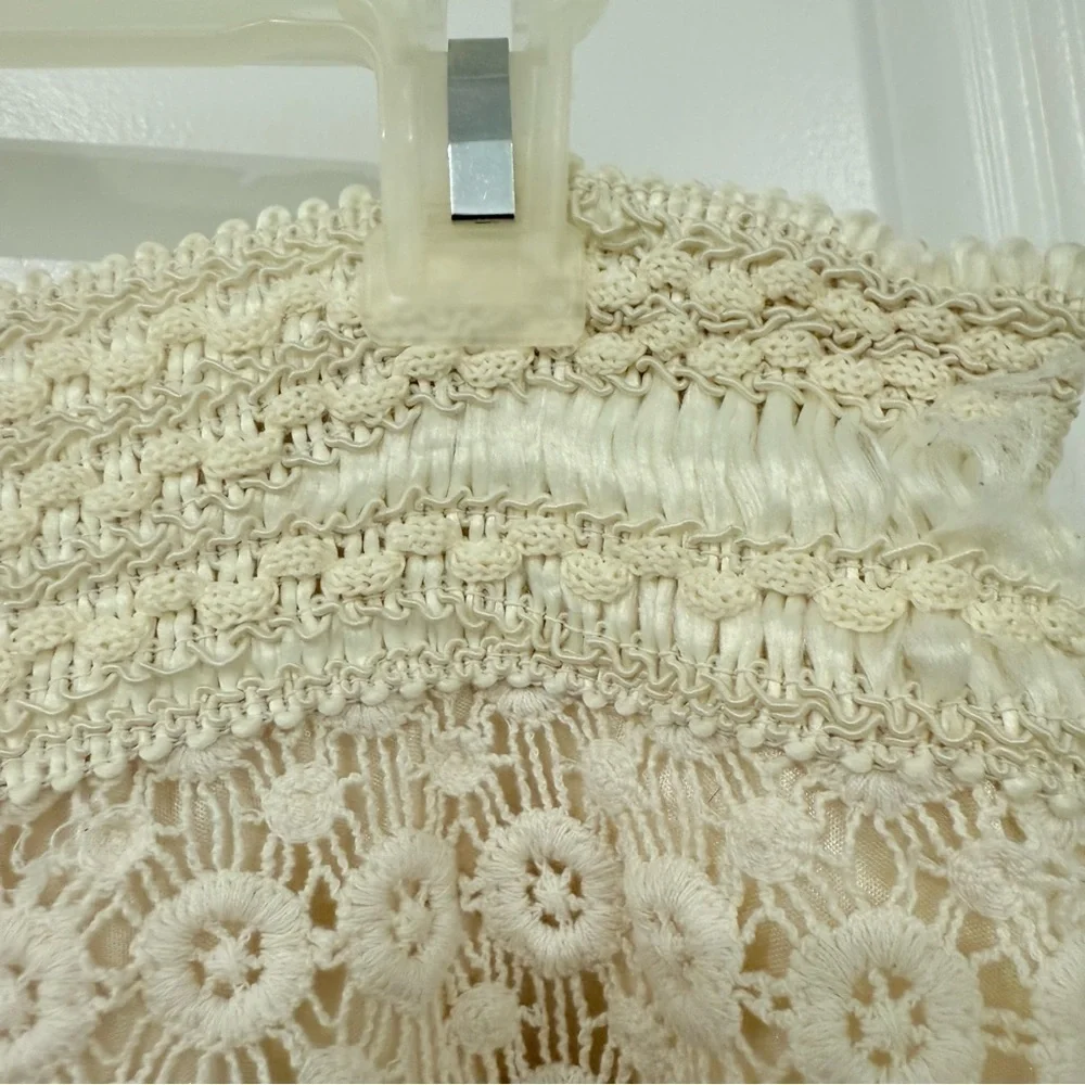 Cream Lace Women Shorts Size Small Boho Cottage Core Fairy